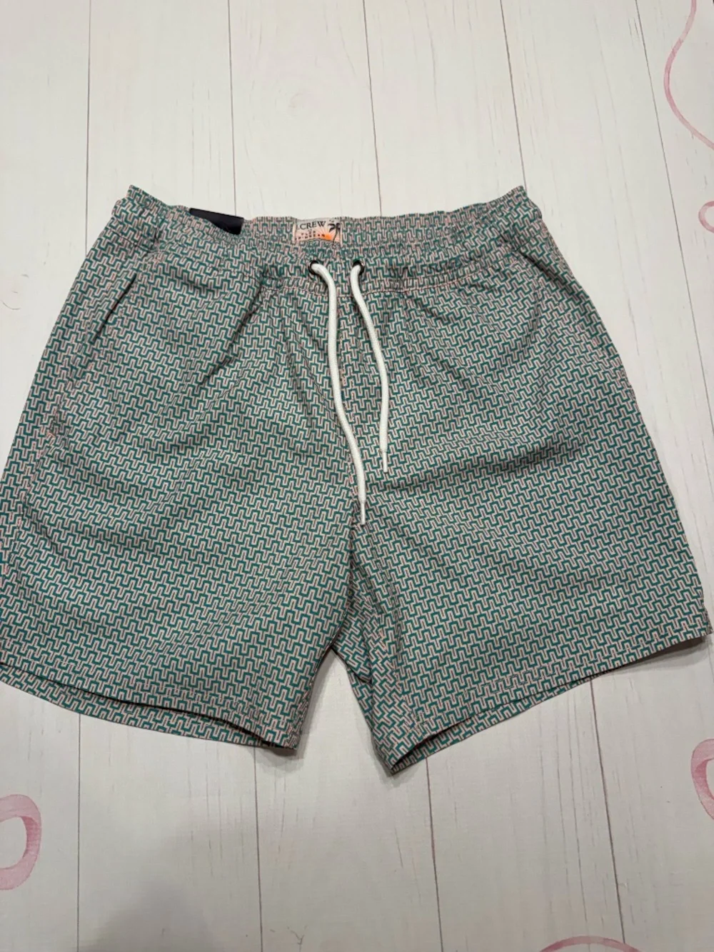 NWT J.Crew Flex Swimwear Maze Print Size S 6